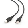 CABLU USB GEMBIRD pt. imprimanta, USB 2.0 (T) la USB 2.0 Type-B (T), 1.8m, conectori auriti, black, "CCP-USB2-AMBM-6" / 45505977