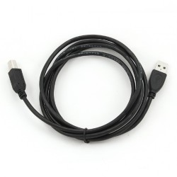 CABLU USB GEMBIRD pt. imprimanta, USB 2.0 (T) la USB 2.0 Type-B (T), 1.8m, conectori auriti, black, "CCP-USB2-AMBM-6" / 45505977