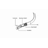 CABLU USB GEMBIRD pt. imprimanta, USB 2.0 (T) la USB 2.0 Type-B (T), 1.8m, conectori auriti, black, "CCP-USB2-AMBM-6" / 45505977