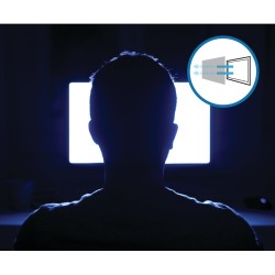 FILTRU confidentialitate KENSINGTON, pentru 20", 16:9, 2 zone, detasabil, limiteaza campul vizual la 30grade, reduce lumina daun