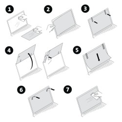 FILTRU confidentialitate KENSINGTON, pentru 22", 16:9, 2 zone, detasabil, limiteaza campul vizual la 30grade, reduce lumina daun