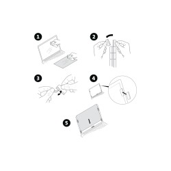 FILTRU confidentialitate KENSINGTON, pentru 23.8", 16:9, 2 zone, detasabil, limiteaza campul vizual la 30grade, reduce lumina da