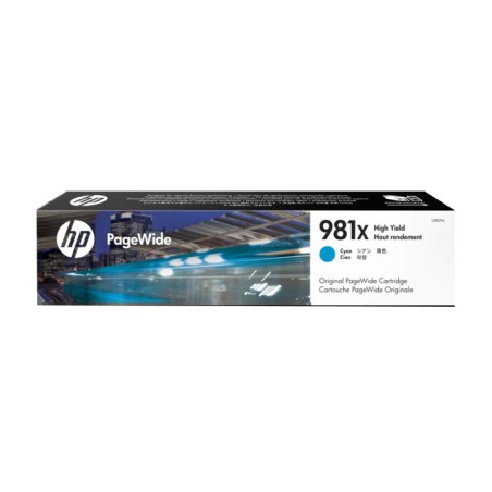 Cartus Cerneala Original HP Cyan, nr.981XL, pentru PageWide  E58650|556|586, 11K, (timbru verde 0.15 lei), "L0R09A"