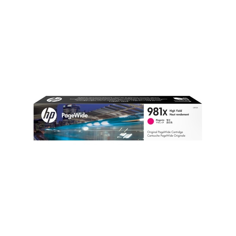 Cartus Cerneala Original HP Magenta, nr.981XL, pentru PageWide  E58650|556|586, 11K, (timbru verde 0.15 lei), "L0R10A"