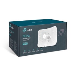 ACCESS POINT TP-LINK wireless exterior 150Mbps port 10/100Mbps, antena externa, pasiv PoE, 5GHz "CPE605" (timbru verde 0.8 lei)