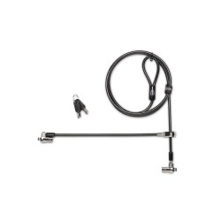 CABLU securitate KENSINGTON pt. notebook slot standard,cheie standard, conectare directa, 2.5m,cablu otel carbon, pivotare si ro