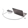 CABLU securitate KENSINGTON pt. notebook slot standard,cheie standard, conectare directa, 2.5m,cablu otel carbon, pivotare si ro