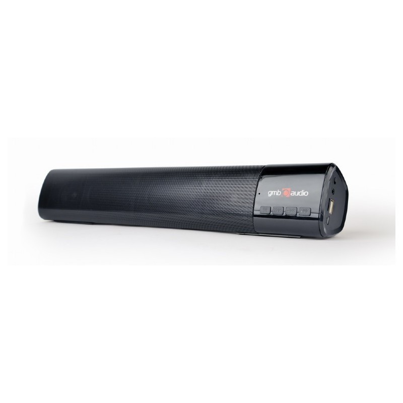 BOXE GEMBIRD portabile bluetooth, tip soundbar, RMS: 10W (2 x 5W), baterie 1200mAh, black, "SPK-BT-BAR400-01"  (timbru verde 2.0
