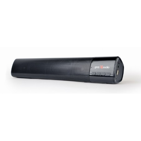 BOXE GEMBIRD portabile bluetooth, tip soundbar, RMS: 10W (2 x 5W), baterie 1200mAh, black, "SPK-BT-BAR400-01"  (timbru verde 2.0