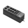 UPS APC, "Back-UPS", Line Int. cu management, brick, 850VA/520W, AVR, Schuko x 8, 1 x baterie RBC17, back-up 1 - 10 min., "BE850