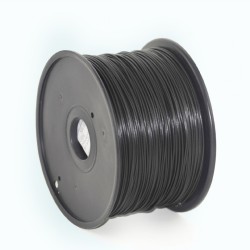 FILAMENT GEMBIRD pt. imprimanta 3d, ABS, 1.75mm diamentru, 1Kg / bobina, aprox. 400m, topire 225-240 grC, black, "3DP-ABS1.75-01