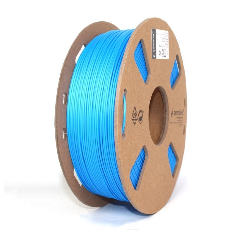 FILAMENT GEMBIRD pt. imprimanta 3d, PLA, 1.75mm diamentru, 1Kg / bobina, aprox. 330m, topire 190-220 grC, blue, "3DP-PLA1.75-01-