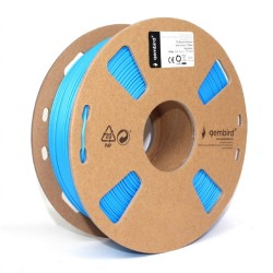 FILAMENT GEMBIRD pt. imprimanta 3d, PLA, 1.75mm diamentru, 1Kg / bobina, aprox. 330m, topire 190-220 grC, blue, "3DP-PLA1.75-01-