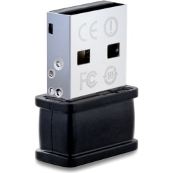 ADAPTOR RETEA Tenda AX300, extern wireless 2.4 GHz, USB 2.0 port, 300 Mbps, antena interna x 1, Wi-Fi 6 "W311MI" (timbru verde 0