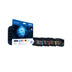 Combo-Pack Original Brother CMYK, LC1280XLVALBP, pentru DCP-J525|J725|J925|MFC-J430|J5910|J625|J6510|J6910, , (timbru verde 0.60