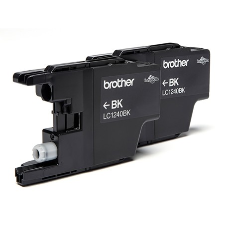Dual-Pack  Original Brother Black, LC1240BKBP2, pentru DCP-J525W|J725|J925|MFC-J430|J625|J5910|J6510|J6910, , (timbru verde 0.15