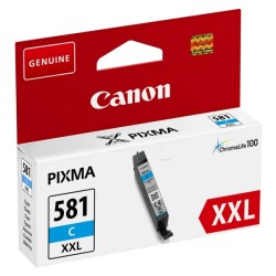 Cartus Cerneala Original Canon Cyan, CLI-581XXLC, pentru Pixma TR7550|TR8550|TS6150|TS6250|TS705|TS8150|TS8250|TS9150|TS9155|TS9
