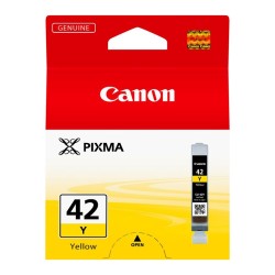 Cartus Cerneala Original Canon Yellow, CLI-42Y, pentru Pixma Pro 10|Pro 100, , (timbru verde 0.15 lei), "BS6387B001AA"