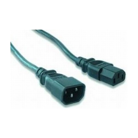 CABLU alimentare GEMBIRD prelungitor, 1.8m, intrare C14, iesire C13, 6A, bulk, black, "PC-189" (timbru verde 0.08 lei)