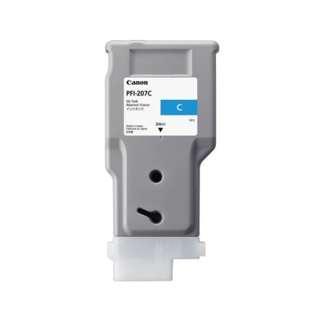 Cartus Cerneala Original Canon Cyan, PFI-207C, pentru IPF 680|685|770|780|785, 300ml, (timbru verde 0.15 lei),NOPP, "CF8790B001A