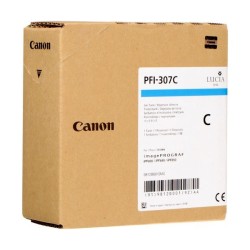 Cartus Cerneala Original Canon Cyan, PFI-307C, pentru IPF 830|840|850, 330ml, (timbru verde 0.15 lei),NOPP, "CF9812B001AA"