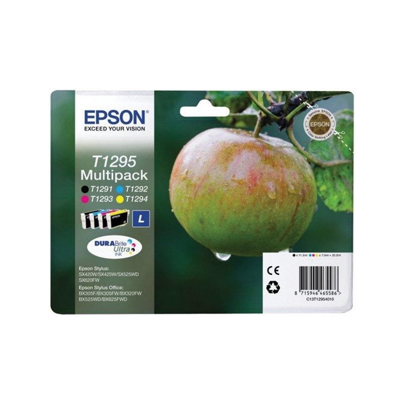 Combo-Pack Original Epson CMYK, C13T12954010, pentru Stylus SX420FW, , (timbru verde 0.60 lei),  "C13T12954010"