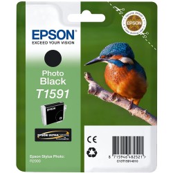 Cartus Cerneala Original Epson Photo Black, C13T15914010, pentru Stylus Photo R2000, , (timbru verde 0.15 lei),  "C13T15914010"