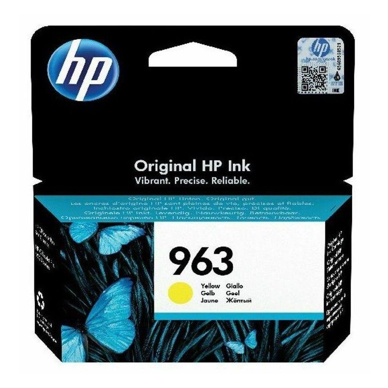 Cartus Cerneala Original HP Yellow, nr.963, pentru OfficeJet Pro 9010|9013|9014|9020|9023 , 700, (timbru verde 0.15 lei), "3JA25