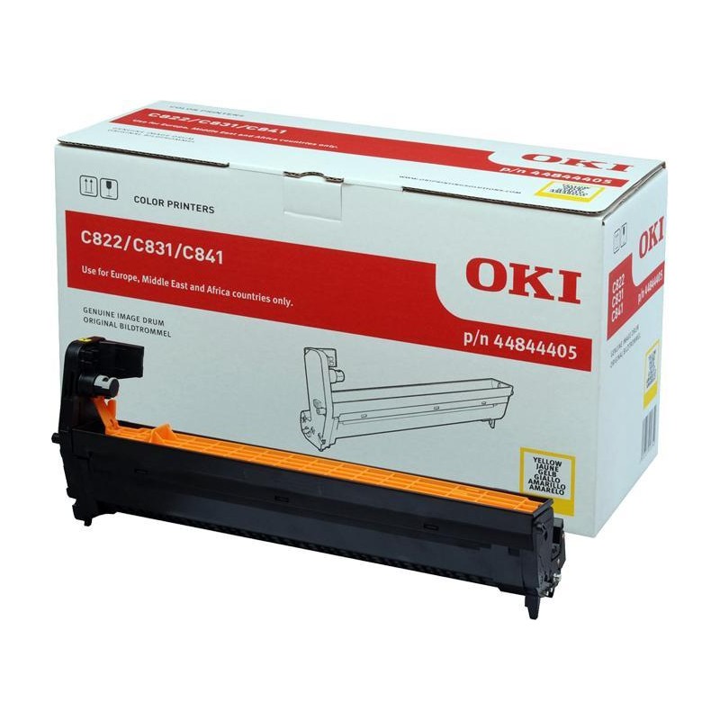 Drum Unit Original OKI Yellow, 44844405, pentru C822|C831|C841, 30K, (timbru verde 0.8 lei) "44844405"