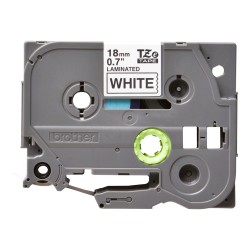 Banda Laminata Original Brother Black on White, TZE241, pentru P-Touch D400|D450|D600VP|E300VP|E550WVP|H500|P700|P750W, 18mm x 8