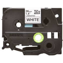 Banda Laminata Original Brother Black on White, TZE261, pentru P-Touch, 36mm x 8m, incl.TV 0 RON, "TZE261"
