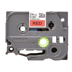 Banda Laminata Original Brother Black on Red, TZE451, pentru P-Touch D600VP|E550WVP|P700|P750W, 24mm x 8m, incl.TV 0 RON, "TZE45