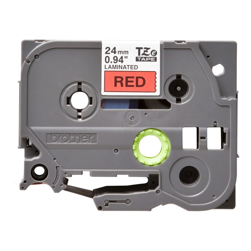 Banda Laminata Original Brother Black on Red, TZE451, pentru P-Touch D600VP|E550WVP|P700|P750W, 24mm x 8m, incl.TV 0 RON, "TZE45