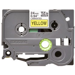 Banda Laminata Original Brother Black on Yellow, TZE651, pentru P-Touch D450|D600VP|E550WVP|P700|P750W, 24mm x 8m, incl.TV 0 RON
