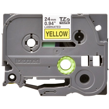 Banda Laminata Original Brother Black on Yellow, TZE651, pentru P-Touch D450|D600VP|E550WVP|P700|P750W, 24mm x 8m, incl.TV 0 RON