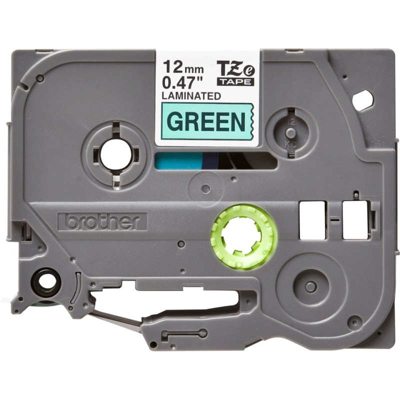 Banda Laminata Original Brother Black on Green, TZE731, pentru H105WB|P-TOUCH PT-E110VP|D400|D450|D600VP|E300VP|H110|P750W|PT-D2