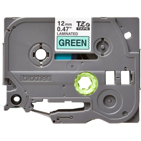 Banda Laminata Original Brother Black on Green, TZE731, pentru H105WB|P-TOUCH PT-E110VP|D400|D450|D600VP|E300VP|H110|P750W|PT-D2