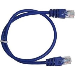 PATCH CORD UTP GEMBIRD Cat5e, cupru-aluminiu, 1 m, albastru, AWG26, "PP12-1M/B" (timbru verde 0.08 lei)