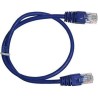 PATCH CORD UTP GEMBIRD Cat5e, cupru-aluminiu, 1 m, albastru, AWG26, "PP12-1M/B" (timbru verde 0.08 lei)