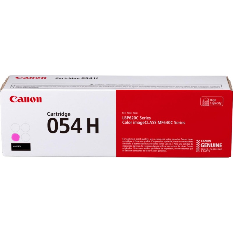 Toner Original Canon Magenta, CRG-054HM, pentru I-Sensys LBP-621|LBP-623|MF-641|MF-643|MF-645, 2.3K, (timbru verde 1.2 lei) , "3