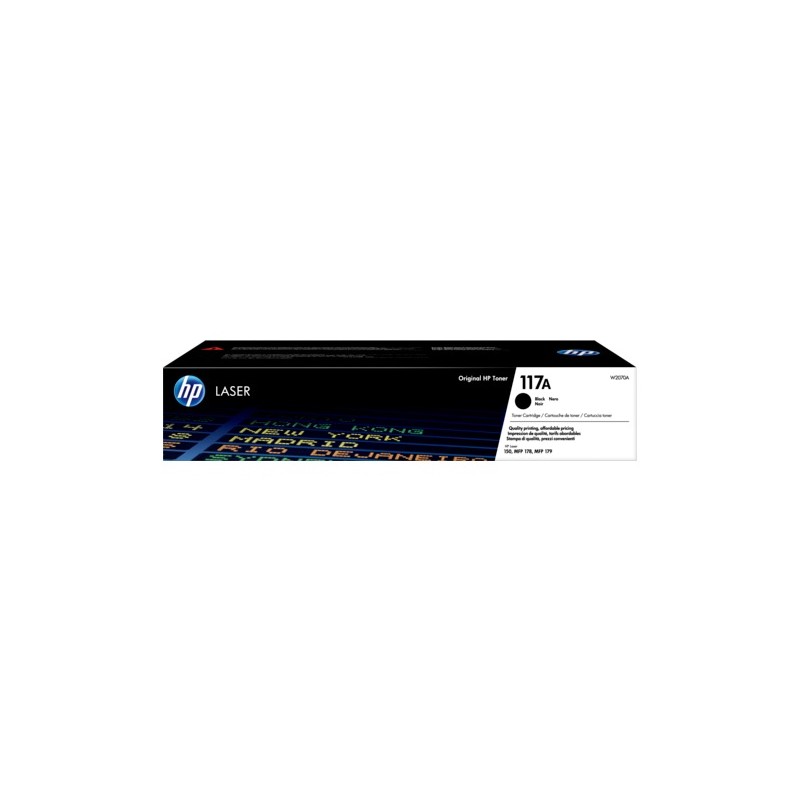 Toner Original HP Black, nr.117A, pentru Color LaserJet 150|MFP 178|179, 1K, (timbru verde 1.2 lei) , "W2070A"