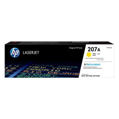 Toner Original HP Yellow, nr.207A, pentru Color LaserJet Pro M255|M282|M283, 1.25K, (timbru verde 1.2 lei) , "W2212A"