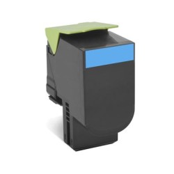 Toner Original Lexmark Cyan, 70C2HCE, pentru CS310|CS410|CS510, 3k, (timbru verde 1.2 lei) , "70C2HCE"
