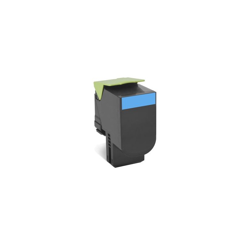 Toner Original Lexmark Cyan, 70C2HCE, pentru CS310|CS410|CS510, 3k, (timbru verde 1.2 lei) , "70C2HCE"