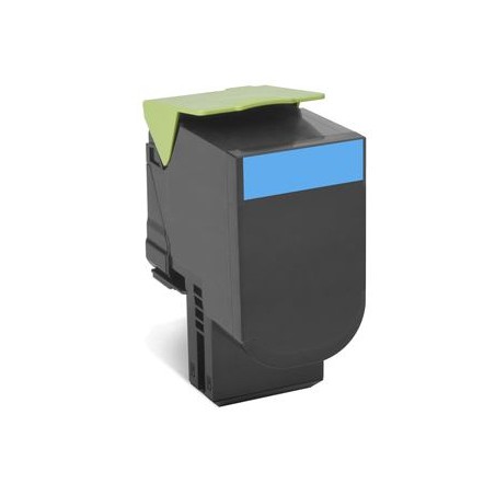 Toner Original Lexmark Cyan, 70C2HCE, pentru CS310|CS410|CS510, 3k, (timbru verde 1.2 lei) , "70C2HCE"