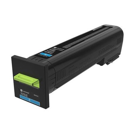 Toner Original Lexmark Cyan, 82K2HCE, pentru CS820|CX820|CX825|CX860, 17K, (timbru verde 1.2 lei) , "82K2HCE"