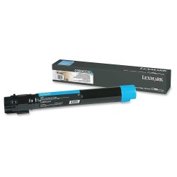 Toner Original Lexmark Cyan, C950X2CG, pentru C950, 24K, (timbru verde 1.2 lei) , "C950X2CG"