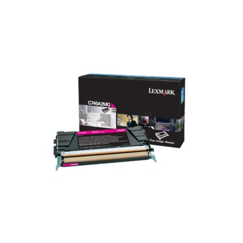 Toner Original Lexmark Magenta, C746A3MG, pentru C746|C748, 7K, (timbru verde 1.2 lei) , "C746A3MG"