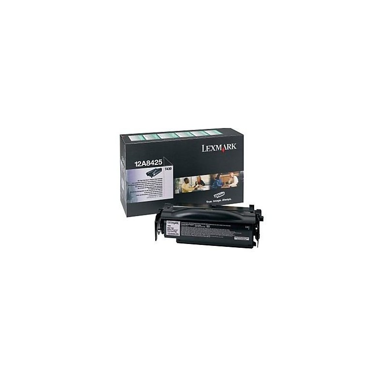 Toner Original Lexmark Black, 12A8425, pentru Optra T430, 12K, (timbru verde 1.2 lei) , "12A8425"