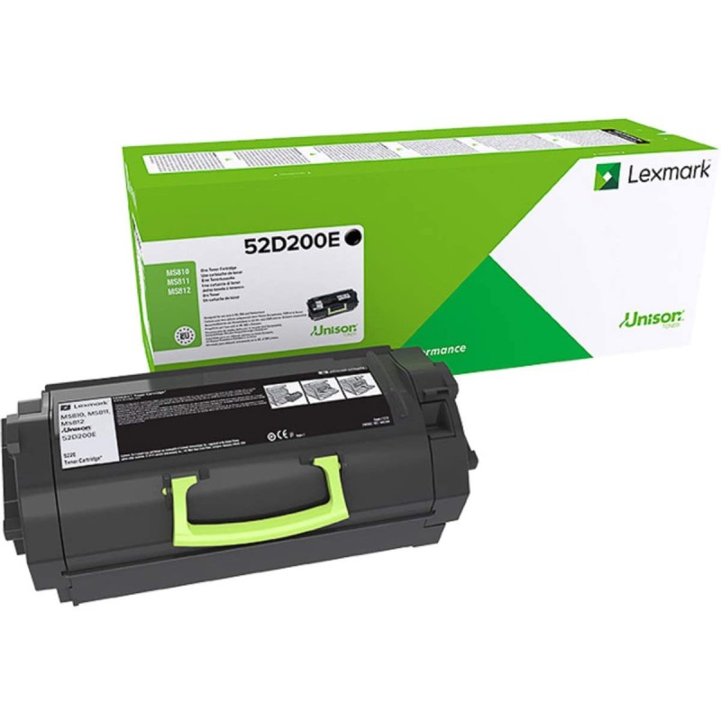 Toner Original Lexmark Black, nr.522, pentru MS810|MS811|MS812, 6K, (timbru verde 1.2 lei) , "52D200E"